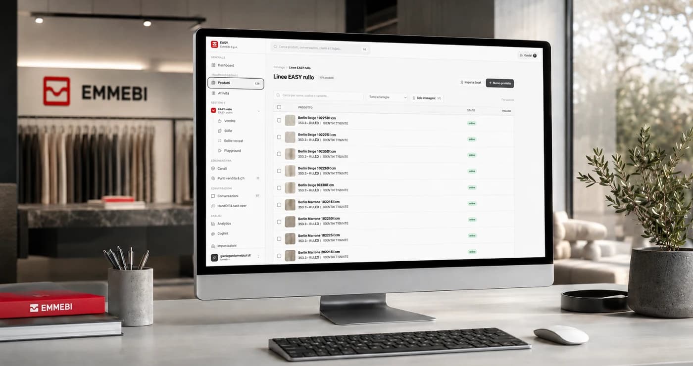 Un agente AI davanti ai clienti veri: il caso EASY per Emmebi