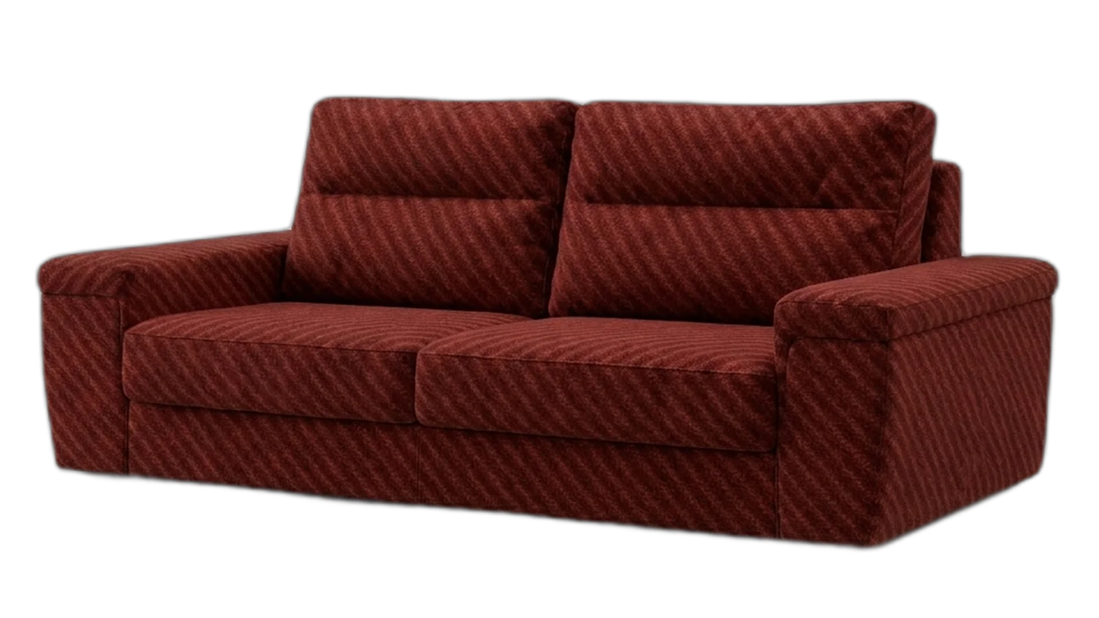 Divano Silvia · tessuto Bordeaux